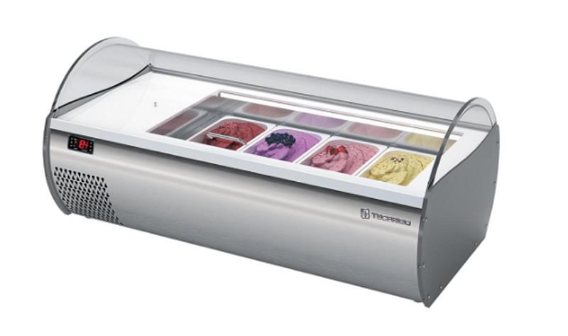 Bild 1: KBS Aufsatzvitrine für Speiseeis ASV Eis 4